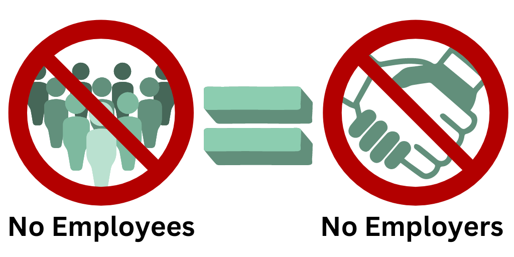 No Employees = No Employers